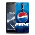 Дизайнерский пластиковый чехол для Nokia 5.1 Pepsi