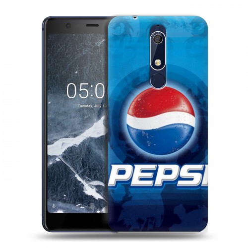 Дизайнерский пластиковый чехол для Nokia 5.1 Pepsi