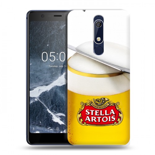Дизайнерский пластиковый чехол для Nokia 5.1 Stella Artois