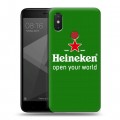 Дизайнерский силиконовый чехол для Xiaomi Mi8 SE Heineken