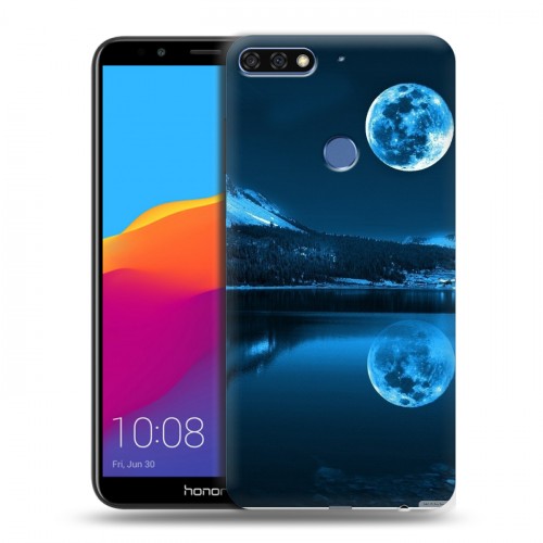 Дизайнерский пластиковый чехол для Huawei Honor 7C Pro Ночь