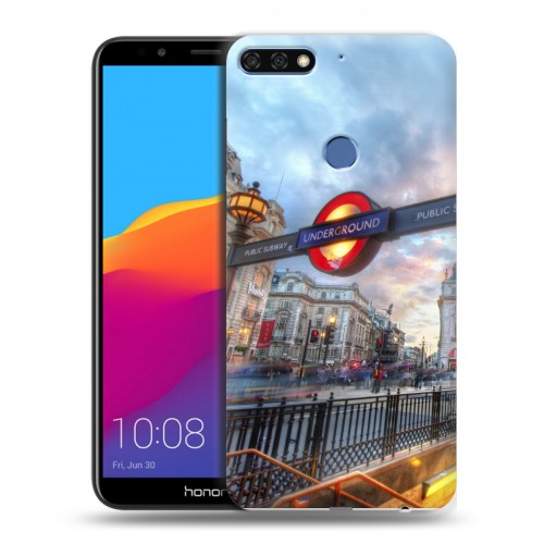 Дизайнерский пластиковый чехол для Huawei Honor 7C Pro Лондон