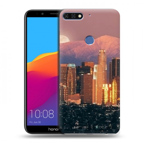 Дизайнерский пластиковый чехол для Huawei Honor 7C Pro Лос-Анджелес