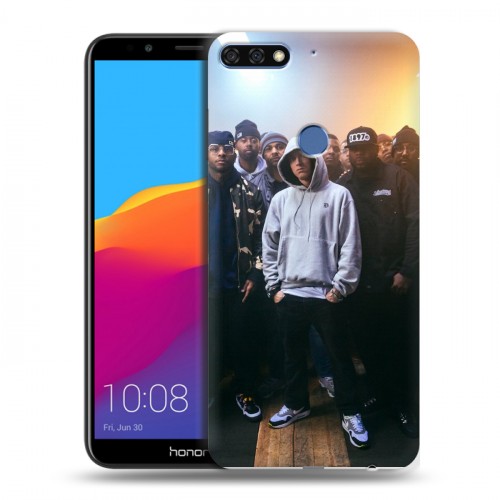 Дизайнерский пластиковый чехол для Huawei Honor 7C Pro Eminem