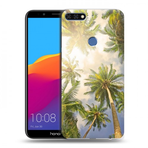 Дизайнерский пластиковый чехол для Huawei Honor 7C Pro Hawaii