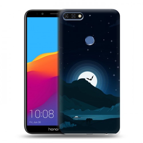 Дизайнерский пластиковый чехол для Huawei Honor 7C Pro хэллоуин