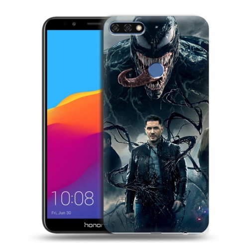 Дизайнерский пластиковый чехол для Huawei Honor 7C Pro Веном (2018)
