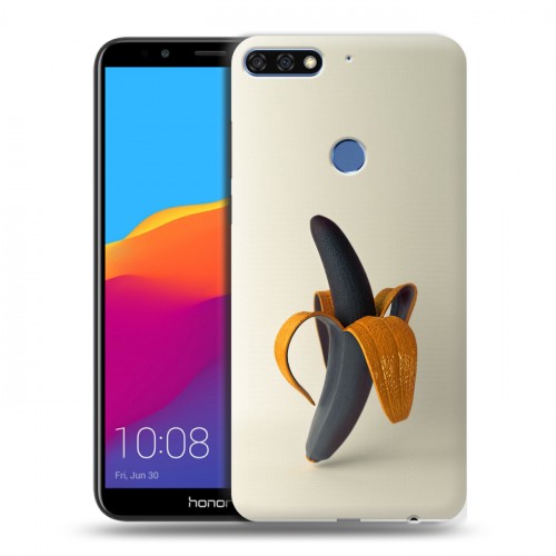 Дизайнерский пластиковый чехол для Huawei Honor 7C Pro Черное золото