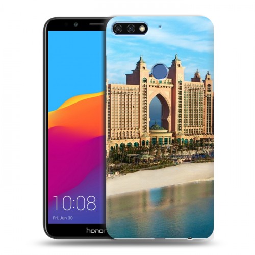 Дизайнерский пластиковый чехол для Huawei Honor 7C Pro Дубаи