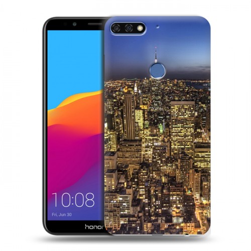 Дизайнерский пластиковый чехол для Huawei Honor 7C Pro Нью-Йорк