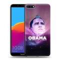 Дизайнерский пластиковый чехол для Huawei Honor 7C Pro Барак Обама