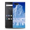 Дизайнерский пластиковый чехол для BlackBerry KEY2 Льды