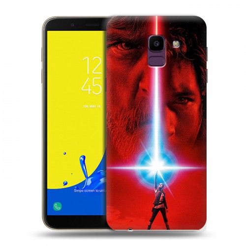 Дизайнерский пластиковый чехол для Samsung Galaxy J6 Star Wars : The Last Jedi