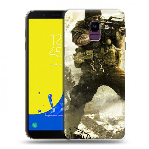 Дизайнерский пластиковый чехол для Samsung Galaxy J6 Call of duty
