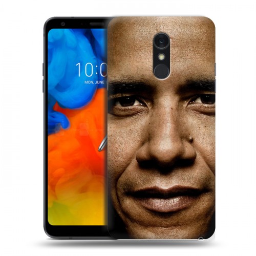 Дизайнерский пластиковый чехол для LG Q Stylus Барак Обама