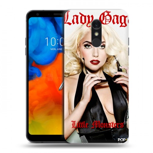 Дизайнерский пластиковый чехол для LG Q Stylus Леди Гага