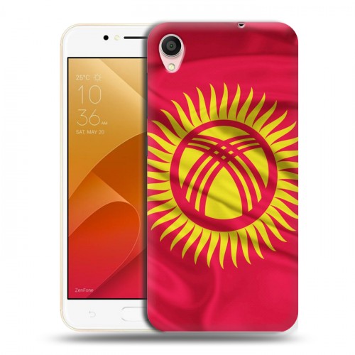 Дизайнерский пластиковый чехол для ASUS ZenFone Live L1 Флаг Киргизии
