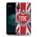 Дизайнерский силиконовый чехол для Xiaomi Mi A2 British love