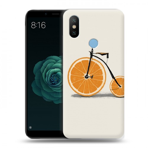Дизайнерский силиконовый чехол для Xiaomi Mi A2 Апельсины