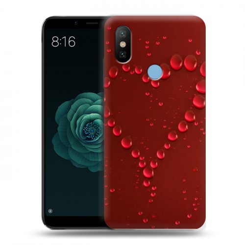 Дизайнерский силиконовый чехол для Xiaomi Mi A2 День Святого Валентина
