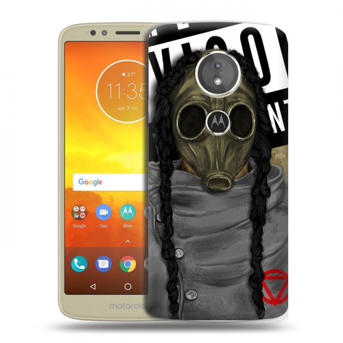 Дизайнерский пластиковый чехол для Motorola Moto E5 Бандитские маски
