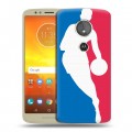 Дизайнерский пластиковый чехол для Motorola Moto E5 НБА