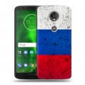Дизайнерский пластиковый чехол для Motorola Moto E5 Plus Россия