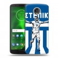 Дизайнерский пластиковый чехол для Motorola Moto E5 Plus Флаг Греции