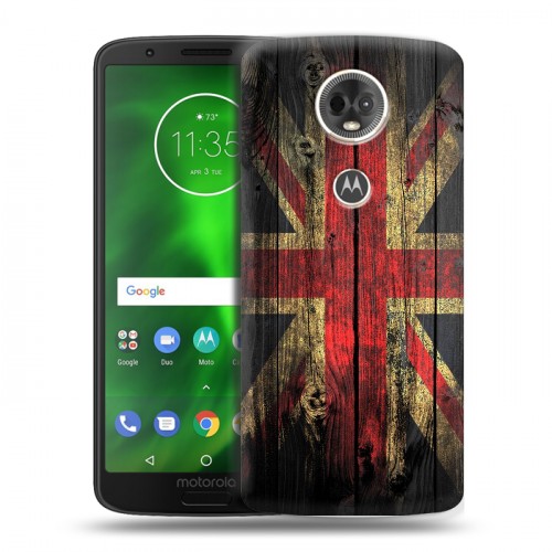 Дизайнерский пластиковый чехол для Motorola Moto E5 Plus Флаг Британии