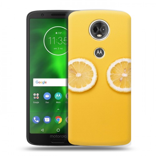 Дизайнерский пластиковый чехол для Motorola Moto E5 Plus Лимон