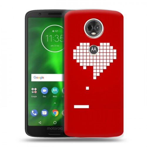Дизайнерский пластиковый чехол для Motorola Moto E5 Plus День Святого Валентина