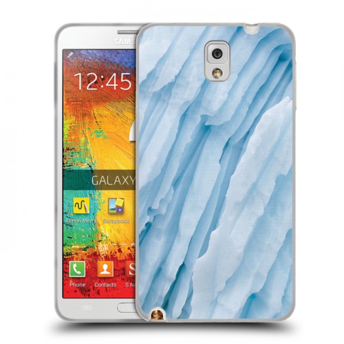 Дизайнерский пластиковый чехол для Samsung Galaxy Note 3 Льды