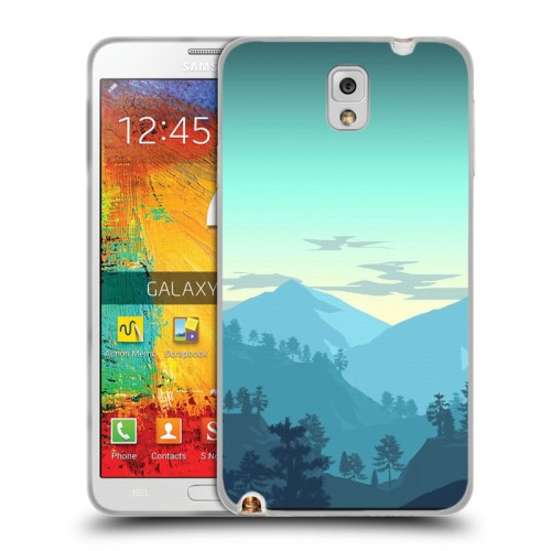 Дизайнерский пластиковый чехол для Samsung Galaxy Note 3 Романтика путешествий