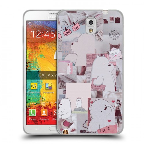 Дизайнерский пластиковый чехол для Samsung Galaxy Note 3 Коллаж