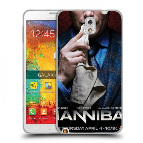 Дизайнерский пластиковый чехол для Samsung Galaxy Note 3 Ганнибал