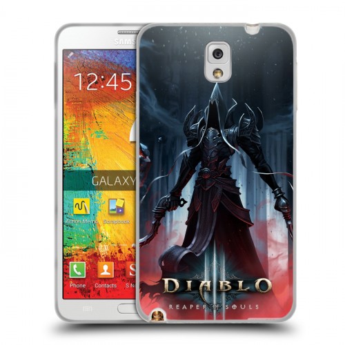 Дизайнерский пластиковый чехол для Samsung Galaxy Note 3 Diablo