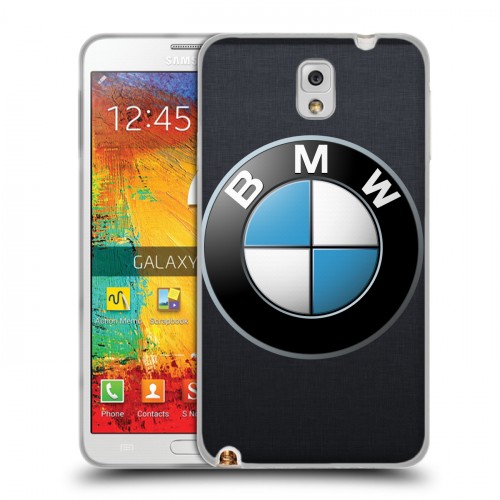 Дизайнерский пластиковый чехол для Samsung Galaxy Note 3 BMW