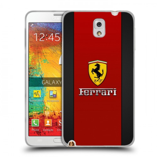 Дизайнерский пластиковый чехол для Samsung Galaxy Note 3 Ferrari