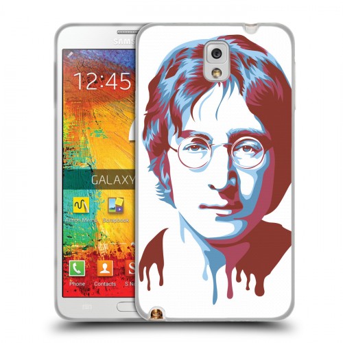 Дизайнерский пластиковый чехол для Samsung Galaxy Note 3 Джон Леннон