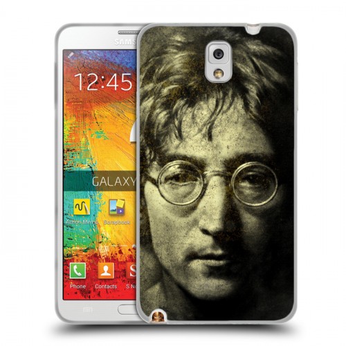 Дизайнерский пластиковый чехол для Samsung Galaxy Note 3 Джон Леннон
