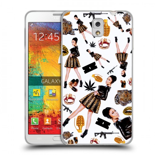 Дизайнерский пластиковый чехол для Samsung Galaxy Note 3 Ники Минаж