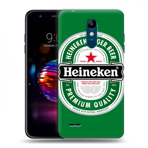 Дизайнерский пластиковый чехол для LG K11 Plus Heineken
