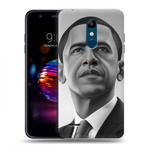 Дизайнерский силиконовый чехол для LG K11 Plus Барак Обама