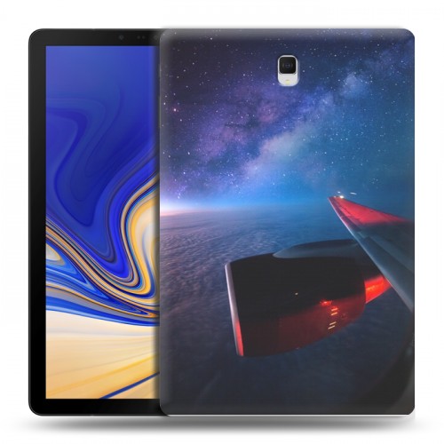 Дизайнерский силиконовый чехол для Samsung Galaxy Tab S4 самолеты