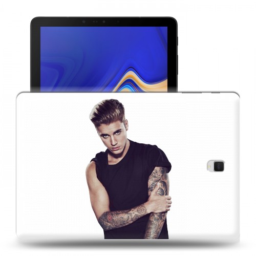 Дизайнерский силиконовый чехол для Samsung Galaxy Tab S4 Джастин Бибер