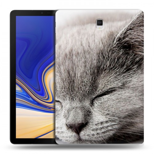 Дизайнерский силиконовый чехол для Samsung Galaxy Tab S4 Коты