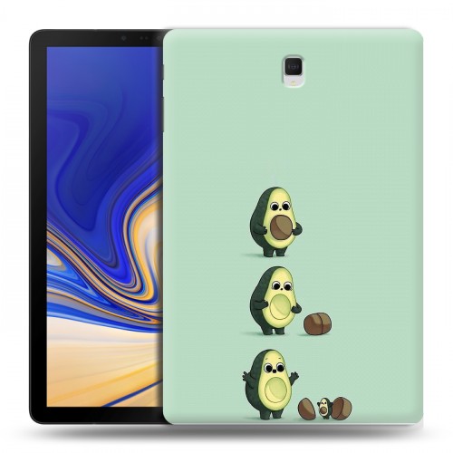 Дизайнерский силиконовый чехол для Samsung Galaxy Tab S4 Авокадо мама