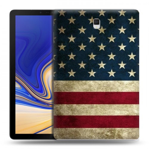 Дизайнерский силиконовый чехол для Samsung Galaxy Tab S4 Флаг США