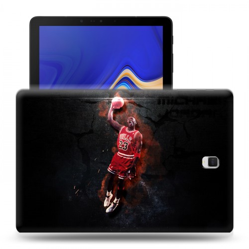 Дизайнерский силиконовый чехол для Samsung Galaxy Tab S4 Майкл Джордан