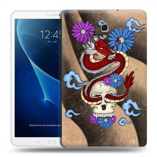 Дизайнерский силиконовый чехол для Samsung Galaxy Tab A 10.5 Японские тату